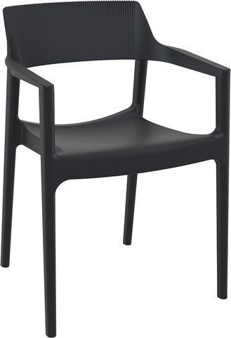 Стілець Siesta Onto Tulum Armchair Black фотографія