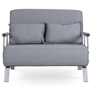 Крісло двомісне розкладне MEBEL ELITE BART 2 Сірий фотографія