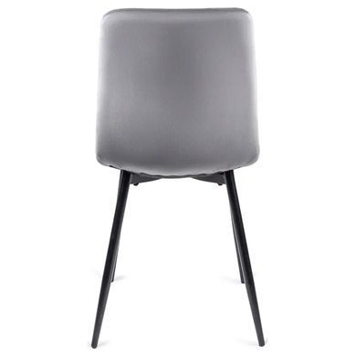 Стул бархатный MEBEL ELITE IBIS Velvet, Серый фотография