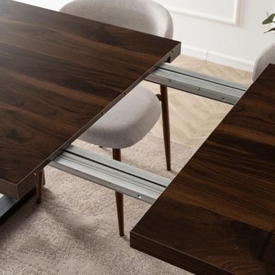 Стіл розкладний MEBEL ELITE EDWIN 160(260)х90 см Горіх фотографія