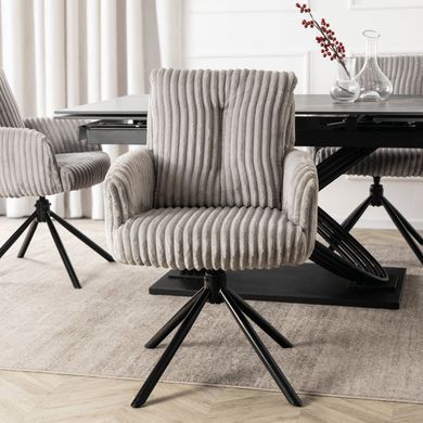 Стул поворотный MEBEL ELITE JUNE Серый фотография