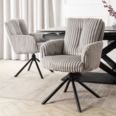 Стул поворотный MEBEL ELITE JUNE Серый фотография