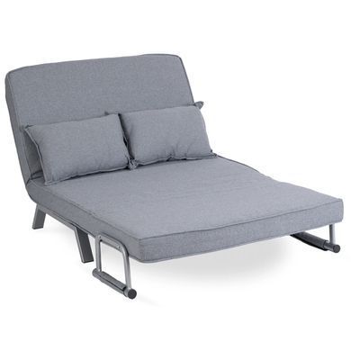 Крісло двомісне розкладне MEBEL ELITE BART 2 Сірий фотографія