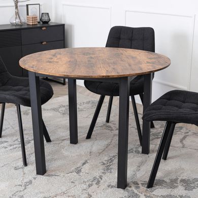 Стол MEBEL ELITE TEO 100X100 Дуб Рустик фотография