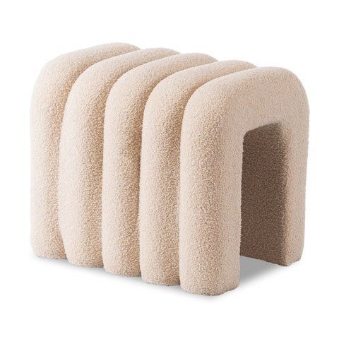 Пуф MEBEL ELITE PIKSEL Беж фотографія