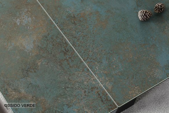 Cтіл Розкладний SALVADORE CERAMIC 160(240)X90 Signal Бірюза / Чорний Мат фотографія