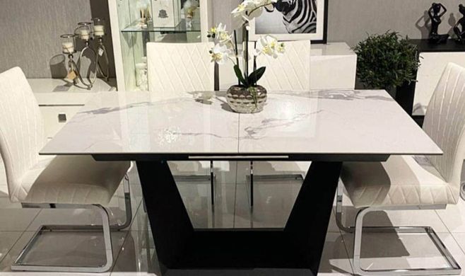 Стол Раскладной ПЕГАС Prestol 180/225x90 Керамика Белый фотография