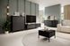 Комод высокий Perfect Home Сенсо / Senso 3-дверный 3D Черный