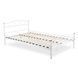 Кровать металлическая 160x200 см MEBEL ELITE GRIFFIN Белый