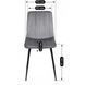 Стул бархатный MEBEL ELITE IBIS Velvet, Серый