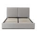 Ліжко двоспальне MEBEL ELITE MARSYLIA Velvet 140x200 см Сірий
