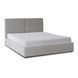 Ліжко двоспальне MEBEL ELITE MARSYLIA Velvet 140x200 см Сірий