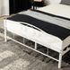 Кровать металлическая 160x200 см MEBEL ELITE GRIFFIN Белый