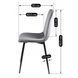 Стул бархатный MEBEL ELITE IBIS Velvet, Серый