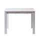 Стол Обеденный BRIGHT WHITE MARBLE Concepto 102/142x70 Керамика Белый Мрамор