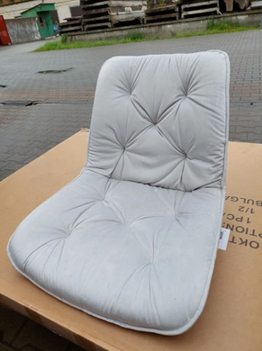 Стілець STYLE Velvet Intarsio Світло Сірий фотографія