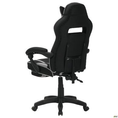 Комп'ютерне крісло VR Racer Textile Webster AMF чорний/сірий фотографія