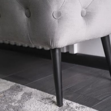Лава бархатная MEBEL ELITE VERA 2 Velve, Серый фотография