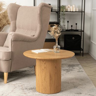 Журнальный столик MAYLIN MEBEL ELITE 60x60 Дуб фотография