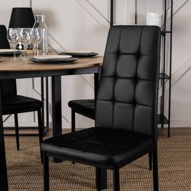 Стул MEBEL ELITE TEX 2, экокожа: черный фотография