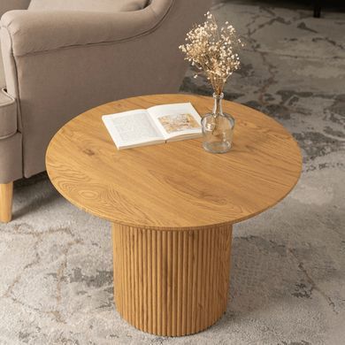 Журнальный столик MAYLIN MEBEL ELITE 60x60 Дуб фотография