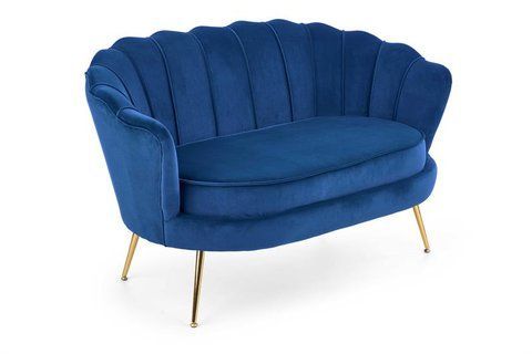 Софа AMORINITO XL Velvet Halmar Темно-синий фотография