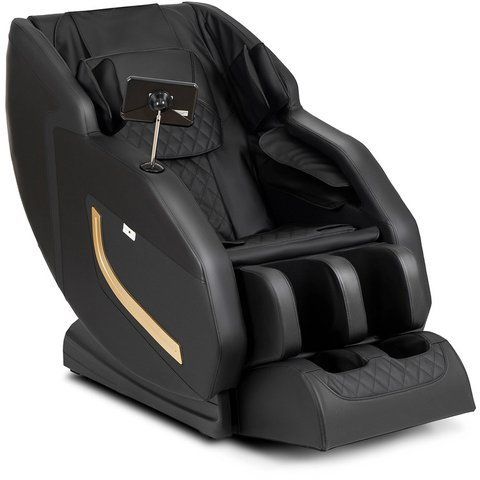 Массажное кресло MEBEL ELITE PX PRO MAX экокожа черный фотография