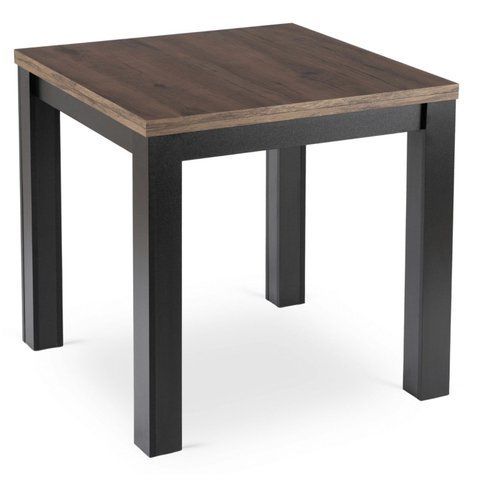 Стол раскладной MEBEL ELITE MAX 80 (160)80см Орех/Черный фотография