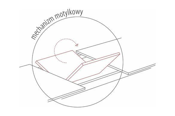 Стіл Розкладний PORTO CERAMIC Signal 120(160)x120 Матовий бежевий / кашемір фотографія