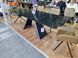 Стіл Розкладний SALVADORE MELTED GLASS 160(240)X90 Signal Чорний Мат