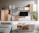 Стінка Perfect Home 3Д / 3D B Білий/дуб крафт золотий