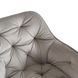 Стул офисный поворотный бархатный MEBEL ELITE KONOR Velvet Серый/золото