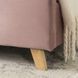 Кровать бархатная MEBEL ELITE MIKEL Velvet 120x200см Розовая