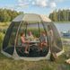 Садова альтанка з москітною сіткою Mebel Elit CAMA 354 см Бежевий/чорний