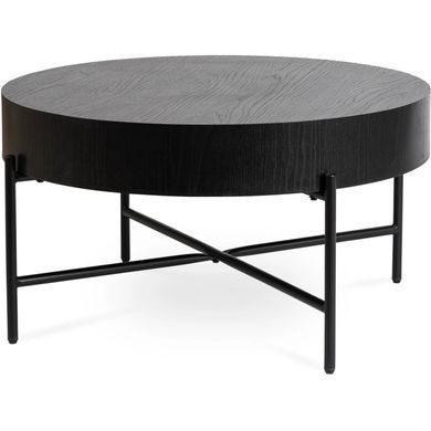 Журнальный столик MEBEL ELITE BELIEF 80x80 Черный фотография