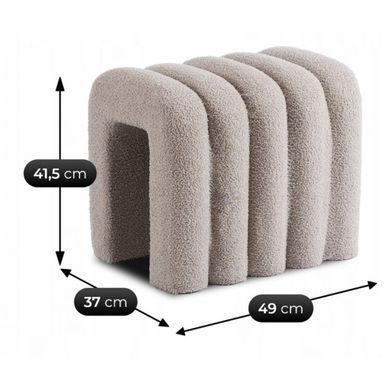 Пуф MEBEL ELITE PIKSEL Серый фотография