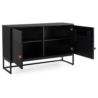 Комод MEBEL ELITE BRENEIS Чорний фотографія