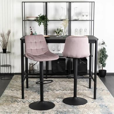 Барный стул бархатный MEBEL ELITE ARCOS 2 Velvet розовый фотография