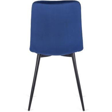 Стул бархатный MEBEL ELITE ROBIN Velvet Темно-синий фотография