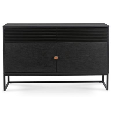 Комод MEBEL ELITE BRENEIS Чорний фотографія