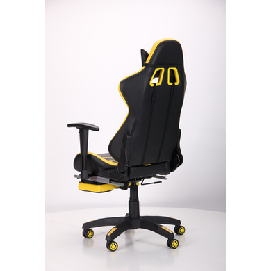 Компьютерное кресло VR Racer BattleBee AMF Черный Желтый фотография