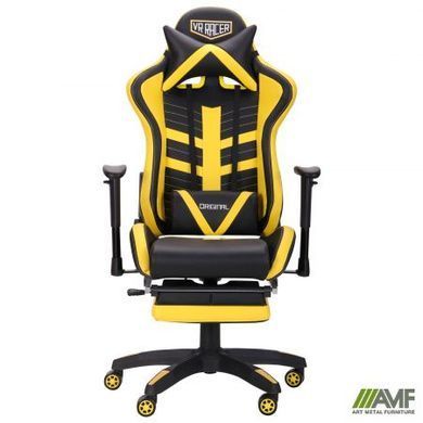 Компьютерное кресло VR Racer BattleBee AMF Черный Желтый фотография