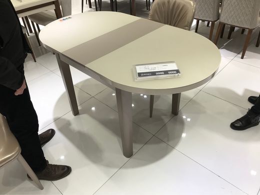 Стіл розкладний TM-75 VETRO 120x80 Капучино / Латте фотографія
