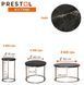 Журнальний столик GLORY XL Night Prestol 80x80 Чорний
