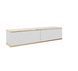 Тумба под ТВ навесная Perfect Home Оро / Oro RTV135 MDF Белый