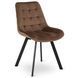 Стул бархатный MEBEL ELITE RICK Velvet Коричневый фотография