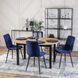 Стул бархатный MEBEL ELITE ROBIN Velvet Темно-синий