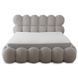 Кровать двуспальная MEBEL ELITE ANKARA 160x200 см Серая Букле