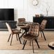 Стілець оксамитовий MEBEL ELITE RICK Velvet Коричневий