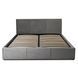 Кровать двуспальная бархатная MEBEL ELITE ALISSON Velvet 140x200 Серый